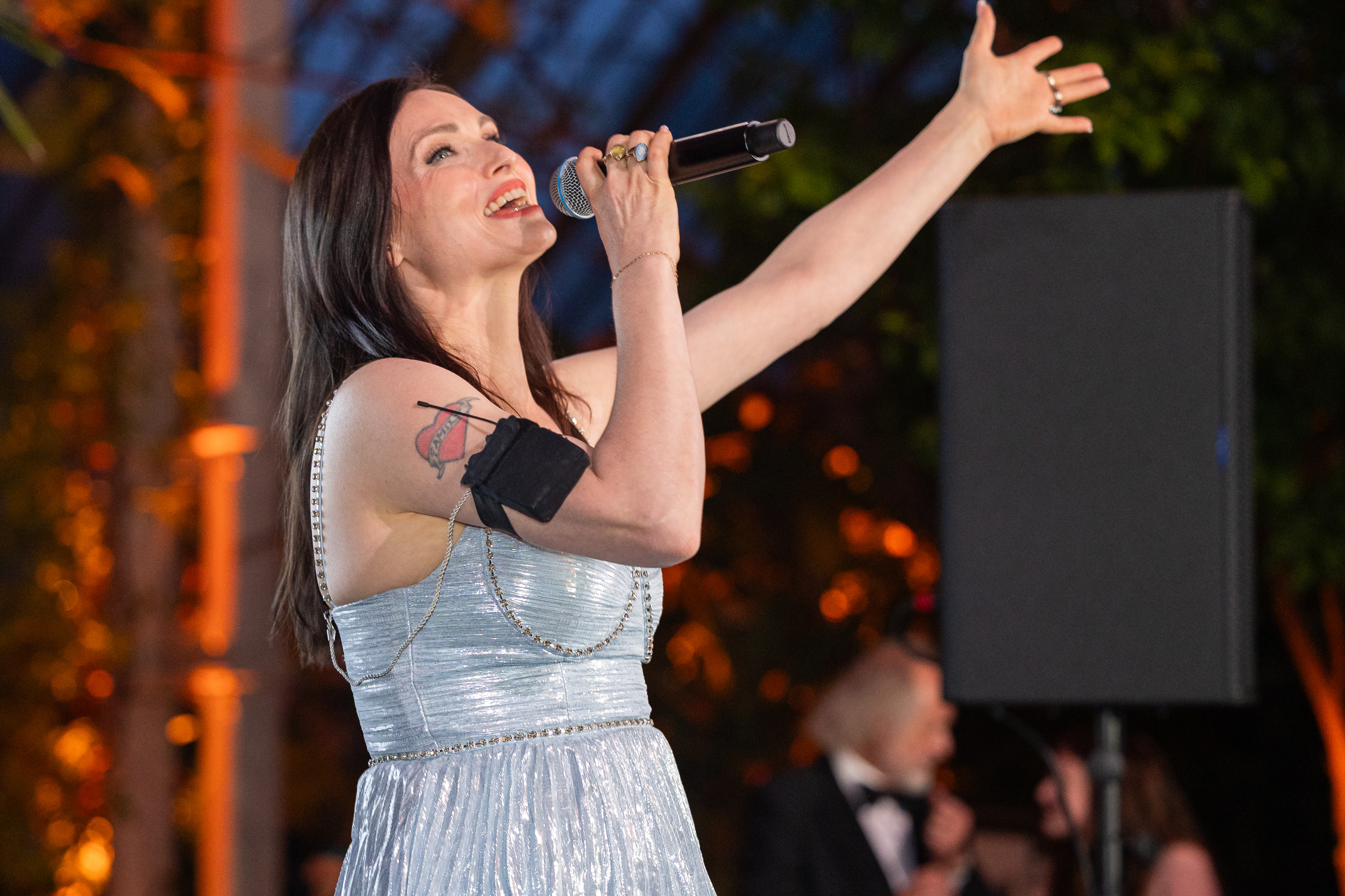 Sophie Ellis-Bextor performing on stage